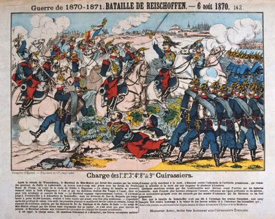 Bitva u Reichshoffenu, francouzsko-pruská válka, 6. srpna 1870 od Unbekannt