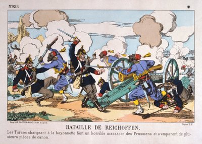 Bitva u Reichshoffenu, francouzsko-pruská válka, 6. srpna 1870 od Unbekannt