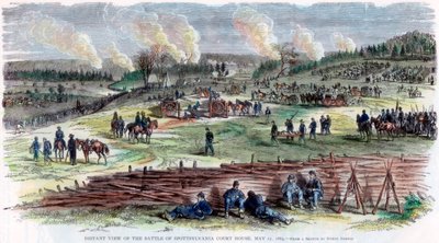 Battle of Spotsylvania Court House, Virginia, Americká občanská válka, 12. května 1864 od Unbekannt