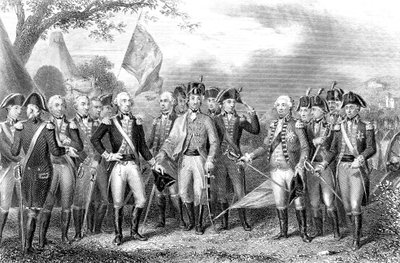Bitva o Yorktown, Virginie, americká válka za nezávislost, 1781 od Unbekannt