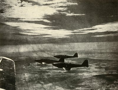 Bitvy vracející se z nájezdu, 1939-1940, 1941. od Unbekannt