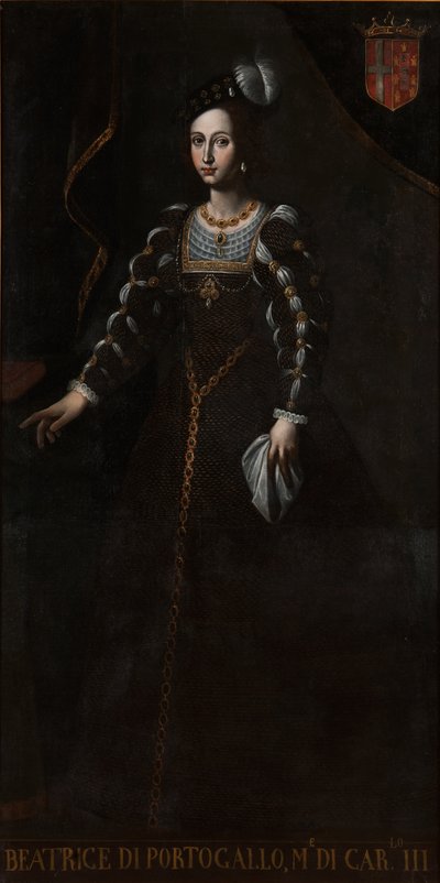 Beatrice Portugalská 1504-1538, vévodkyně Savojská od Unbekannt