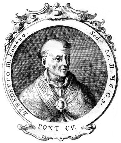 Benedikt III., papež katolické církve od Unbekannt