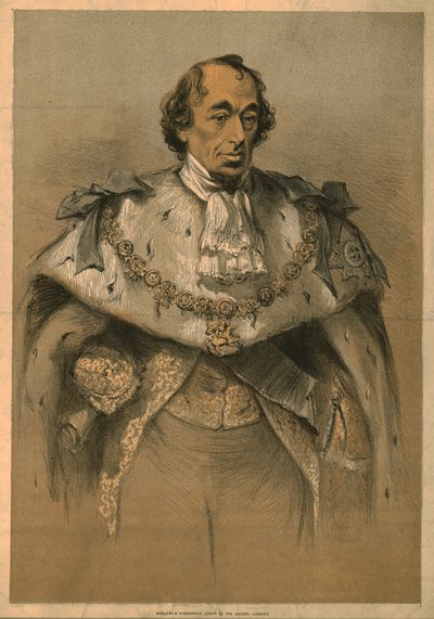 Benjamin Disraeli, c1870. od Unbekannt