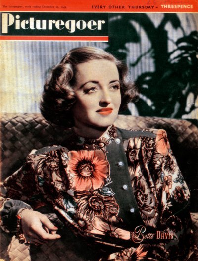 Bette Davis 1908-1989, americká herečka, 1943 od Unbekannt