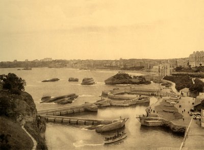 Biarritz – rybářský přístav, c1930. od Unbekannt