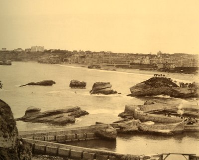 Biarritz - Přehled převzatý z Atalaye, c 1930. od Unbekannt