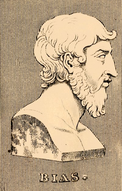 Bias, zemřel 530 př.nl, 1830. od Unbekannt