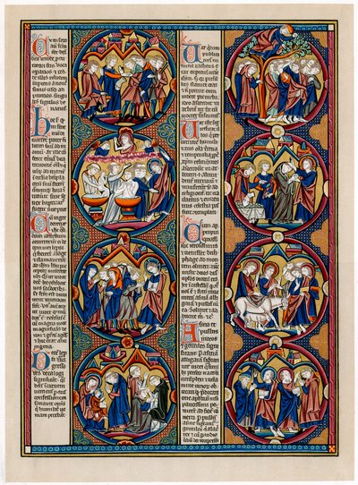 Biblické scény, konec 13. století od Unbekannt