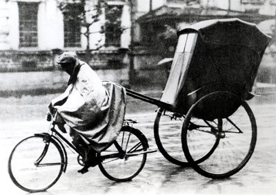 Cyklistické taxi, Němci okupovaná Paříž, 1940-1944 od Unbekannt