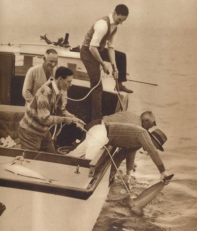 Big Game Fishing, Bay of Islands, Nový Zéland, c1927, 1937 od Unbekannt
