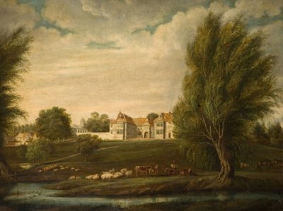 Birdingbury Hall, Warwickshire, 1800. od Unbekannt