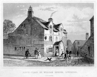 Místo narození Williama Roscoe, Liverpool, Lancashire, 19. století od Unbekannt