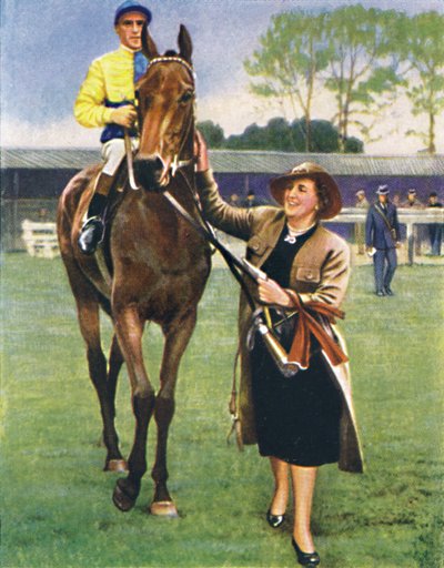 Black Speck, žokej: A. Richardson, 1939 od Unbekannt