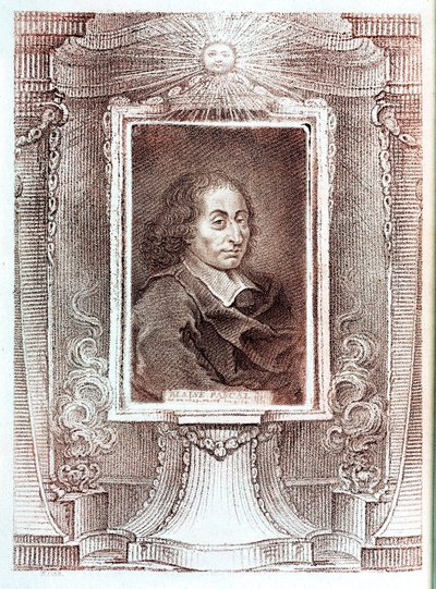 Blaise Pascal, francouzský matematik, fyzik a filozof, c 1650 od Unbekannt
