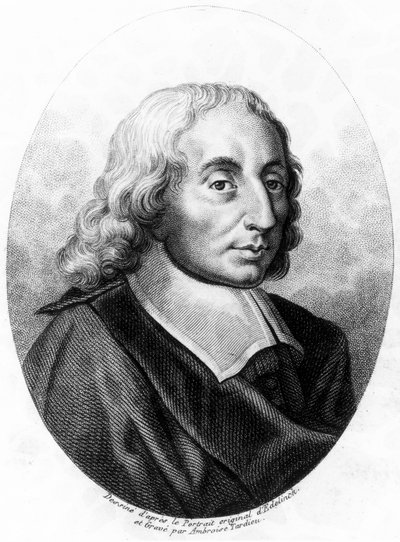 Blaise Pascal, francouzský matematik, fyzik a filozof, c 1660 od Unbekannt