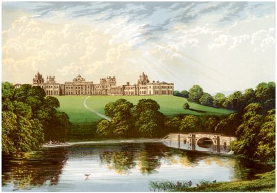 Blenheim Palace, Oxfordshire, domov vévody z Marlborough, c1880 od Unbekannt
