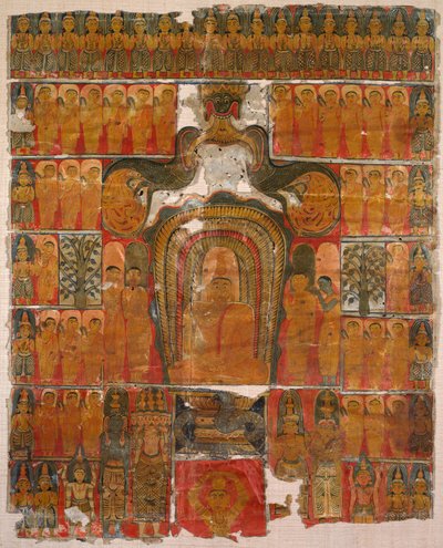 Požehnaný Pán Buddha, 1700. od Unbekannt