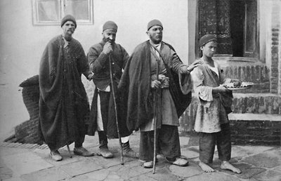 Slepí žebráci z Teheránu, Persie, 1902 od Unbekannt