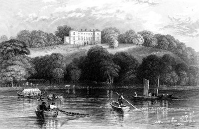 Plavba lodí po Temži poblíž Henley, Oxfordshire, 1830 od Unbekannt