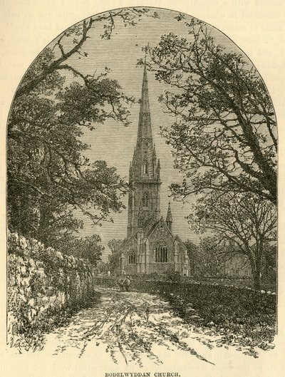 Kostel Bodelwyddan, 1898. od Unbekannt