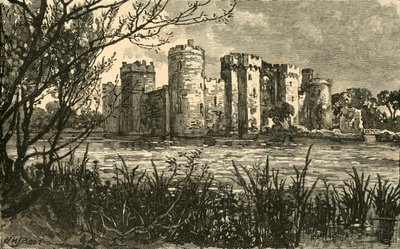Hrad Bodiam, 1898. od Unbekannt