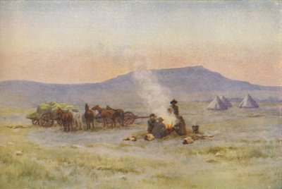 Búrský tábor na Veldtu, 1924 od Unbekannt