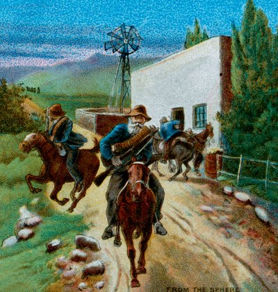 Boers Retreating from a Farmhouse, 1900 od Unbekannt
