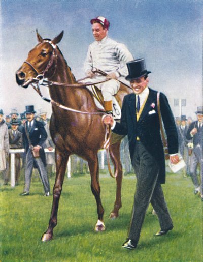 Bois Roussel, žokej: E. C. Elliott, 1939 od Unbekannt