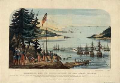 Bomarsund a jeho opevnění, na Alandských ostrovech 1854, 1854 od Unbekannt
