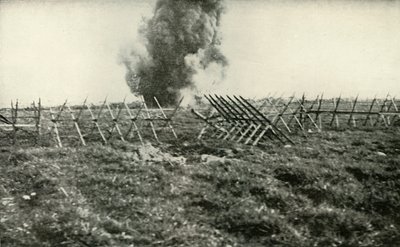Bombardování německých zákopů, 1919. od Unbekannt