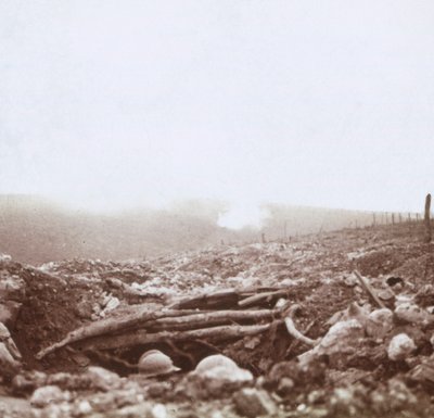 Bombardování, Le Mort Homme, Mrtvý muž, severní Francie, c1914-c1918. od Unbekannt