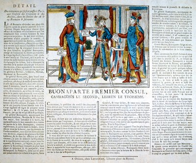 Bonaparte 1. konzul, 19. století od Unbekannt