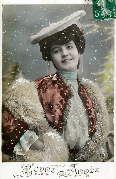 Bonne Annee Šťastný Nový Rok, c1900 od Unbekannt