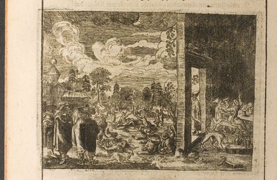 Chlastající ilustrace z Cest k velkému vévodovi z Pižma a perskému králi od Adama Oleho od Unbekannt