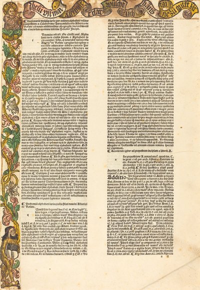 Hranice z almanachu, c. 1489. od Unbekannt