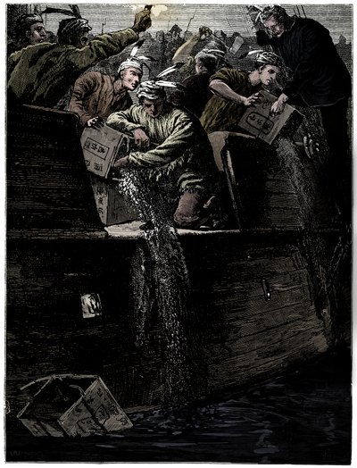 Boston Tea Party, 26. prosince 1773 od Unbekannt