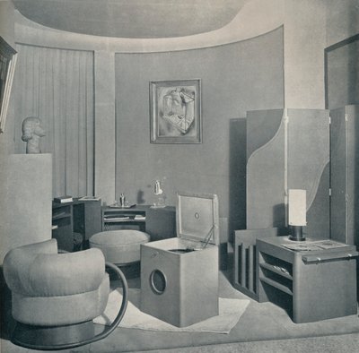 Budoár ze Salon des Artistes Decorateurs, 1929, od DIM, c1930. od Unbekannt