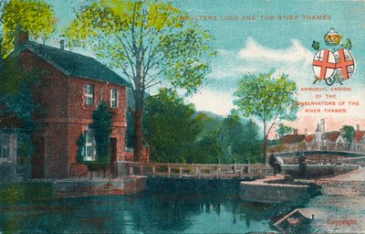 Boulters Lock a řeka Temže, c1910 od Unbekannt