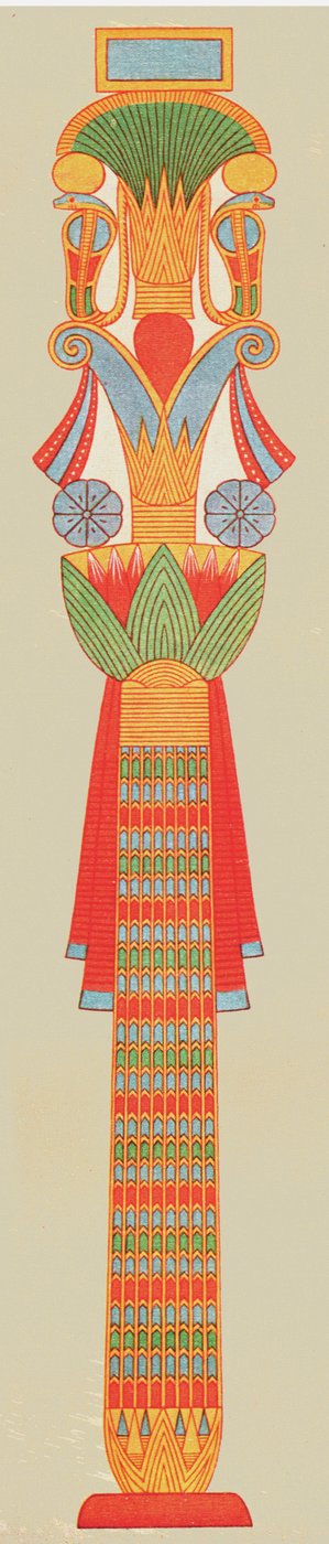 Hlavní město kytice, Théby, Egypt, 1928. od Unbekannt