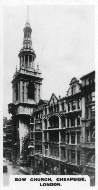 Bow Church, Cheapside, Londýn, 20. léta 20. století od Unbekannt