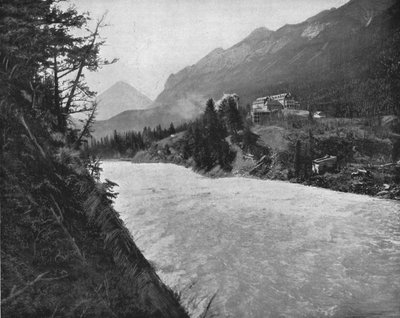 Bow River Rapids, Banff, North West Territories, Kanada, c1900. od Unbekannt