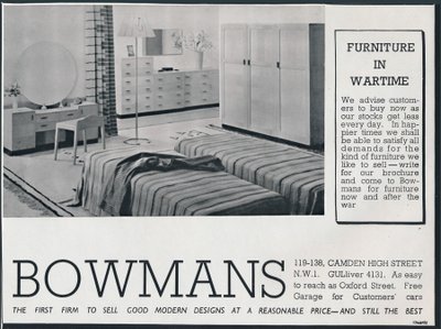 Reklama Bowmans, 1942 od Unbekannt