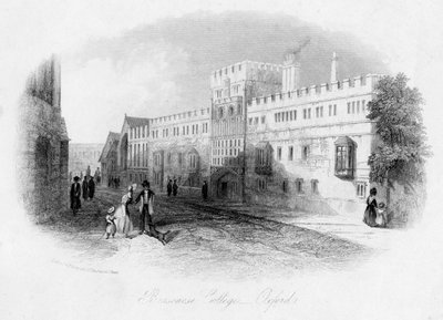 Brasenose College, Oxfordská univerzita od Unbekannt