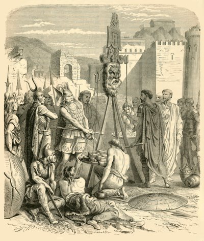 Brennus v Římě, 1890. od Unbekannt