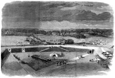 Brigádní generál Havelock opouští pevnost Allahabad, aby znovu dobyl Cawnpore, 1857 od Unbekannt