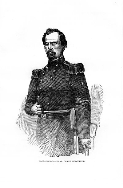 Brigádní generál Irvin McDowell , americký vojenský důstojník, 1872 od Unbekannt