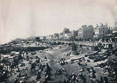 Brighton - A Long Stretch of the Beach, 1895 od Unbekannt