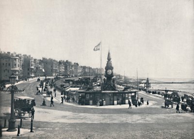 Brighton – Vchod do akvária, ukazující molo Chain, 1895 od Unbekannt