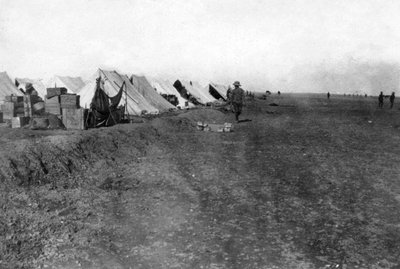 Britský tábor 15 RWR, poblíž Bagdádu, 1918 od Unbekannt